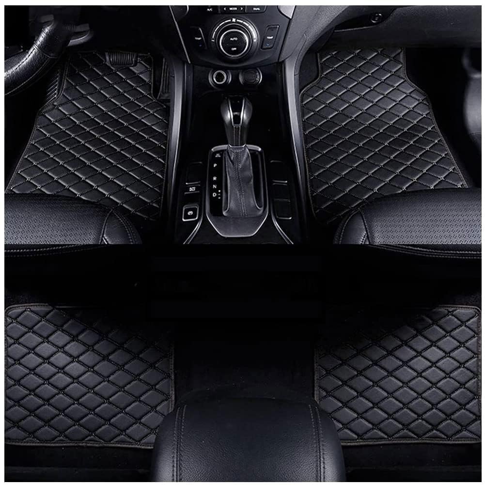 Auto-Fußmatten, für Ford B-Max 2012-2015 Anpassen Fußmatten, Allwetter wasserdichte rutschfeste Auto Fussmatten Set,A Black von BFRDGE