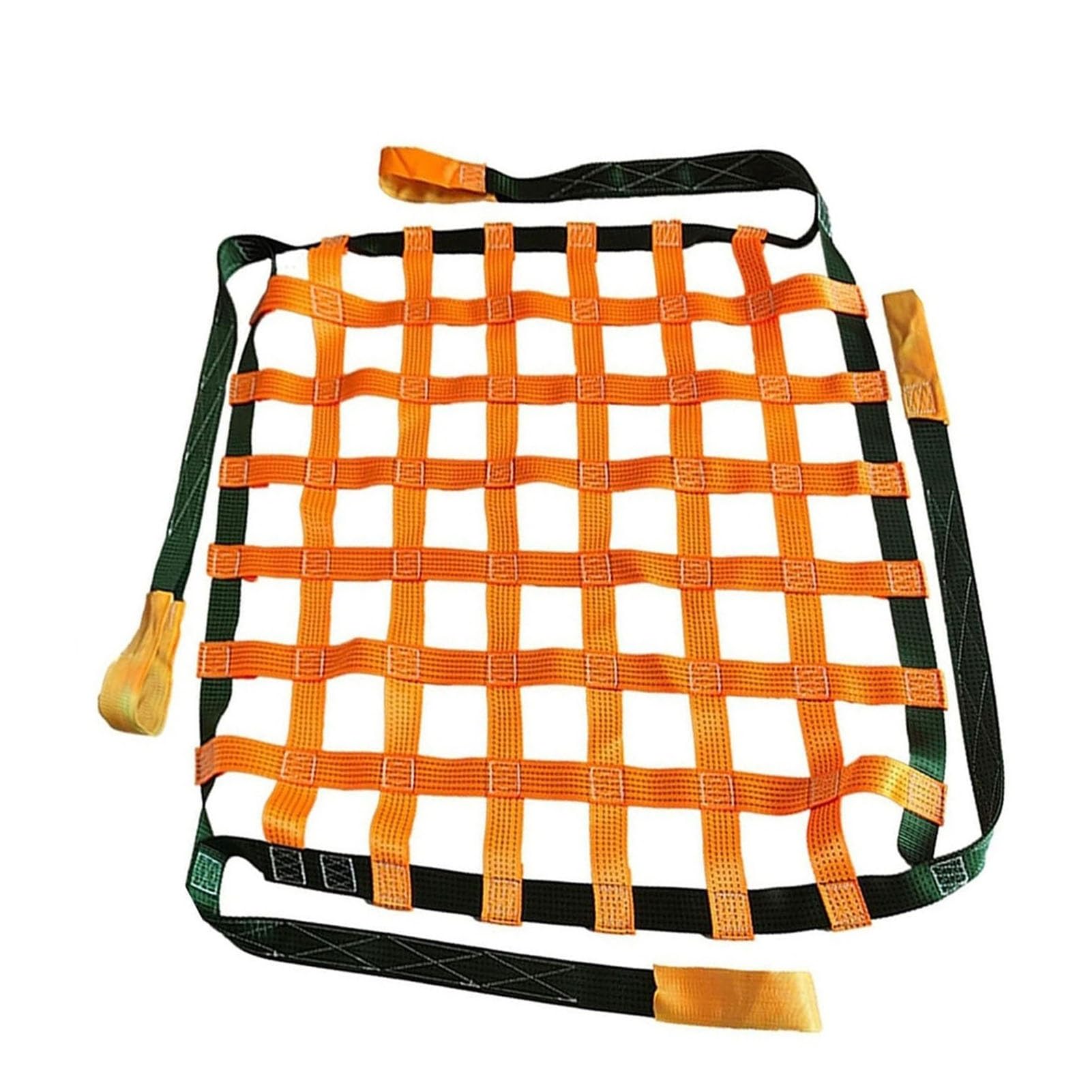 Fracht Heben Netze, Flaches Nylon-Schlingennetz, Gurtbandnetz, Ladungssicherungsnetz, Zurrnetz for Kisten und Paletten, Frachthebenetztasche, Tragfähigkeit 0,3–3,5 Tonnen(1 X 1M/Mesh 10cm/Load 1t) von BFVAKBKYT