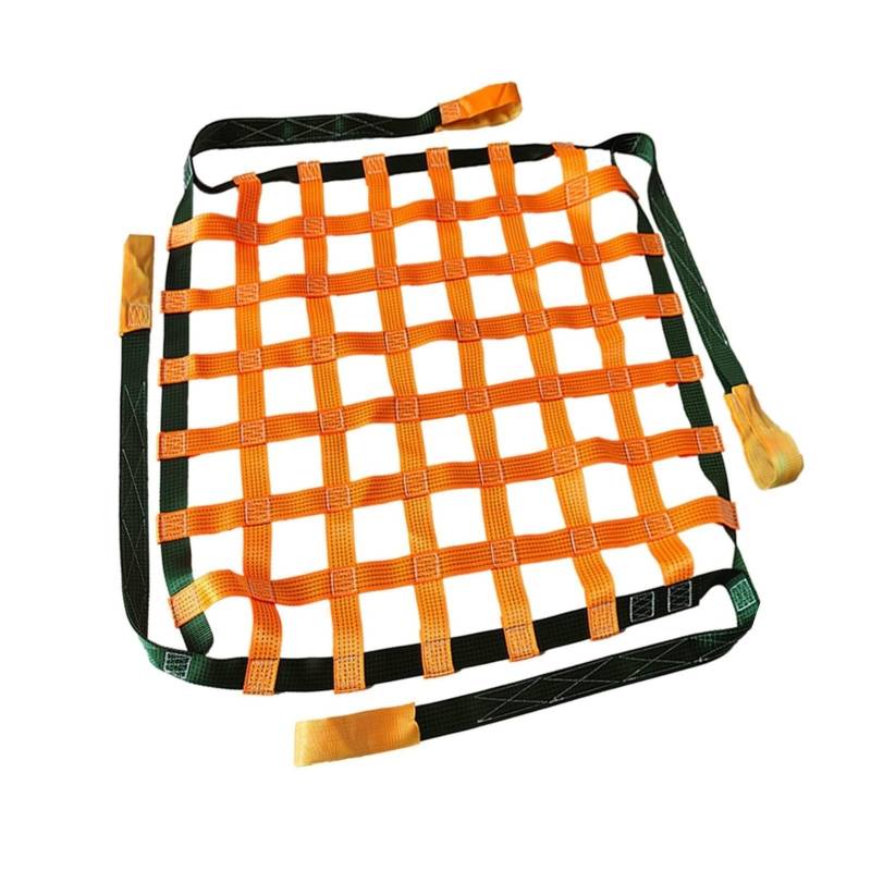 Fracht Heben Netze, Hebenetz for schwere Gegenstände – flaches Nylon-Gurtnetz, Frachtnetz for Heben Schwerer Lasten, 10 cm quadratische Maschen-Reißfestigkeit, Belastung 0,3–3,5 Tonnen(3 X 300CM/Mesh von BFVAKBKYT