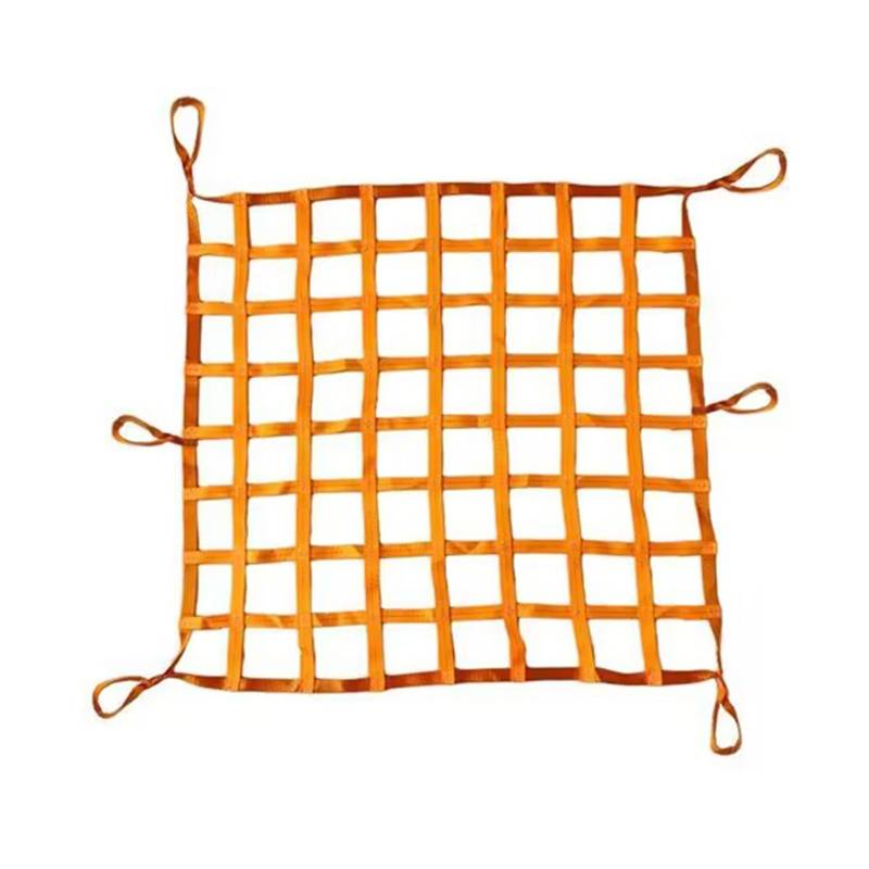 Fracht Heben Netze, Hebenetz for schwere Gegenstände – flaches Nylon-Gurtnetz, Frachtnetz for Heben Schwerer Lasten, 10 cm quadratische Maschen-Reißfestigkeit, Belastung 0,3–3,5 Tonnen(3 X 300CM/Mesh von BFVAKBKYT