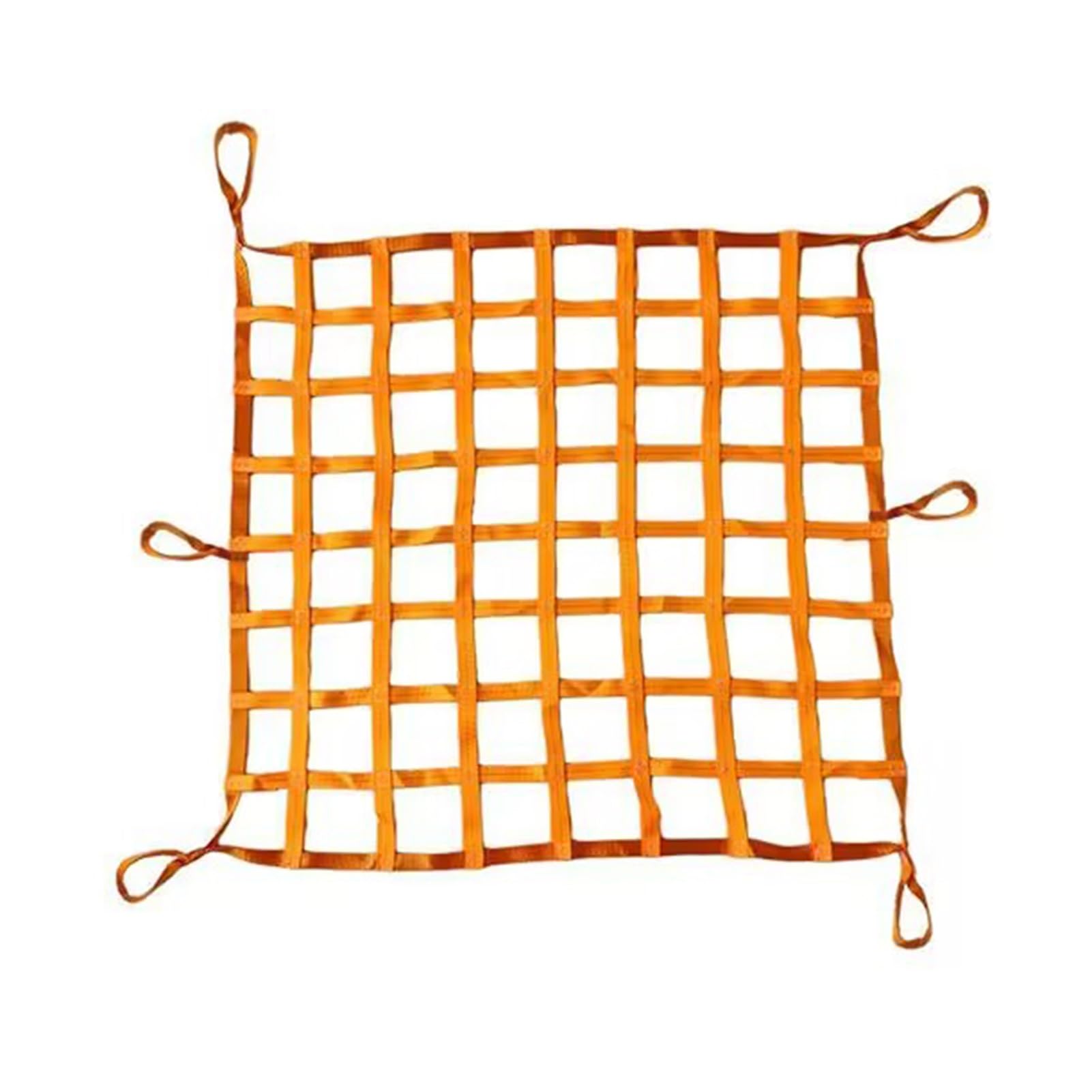 Fracht Heben Netze, Hebenetz for schwere Gegenstände – flaches Nylon-Gurtnetz, Frachtnetz for Heben schwerer Lasten, 10 cm quadratische Maschen-Reißfestigkeit, Belastung 0,3–3,5 Tonnen(1 X 1M/Mesh 10c von BFVAKBKYT