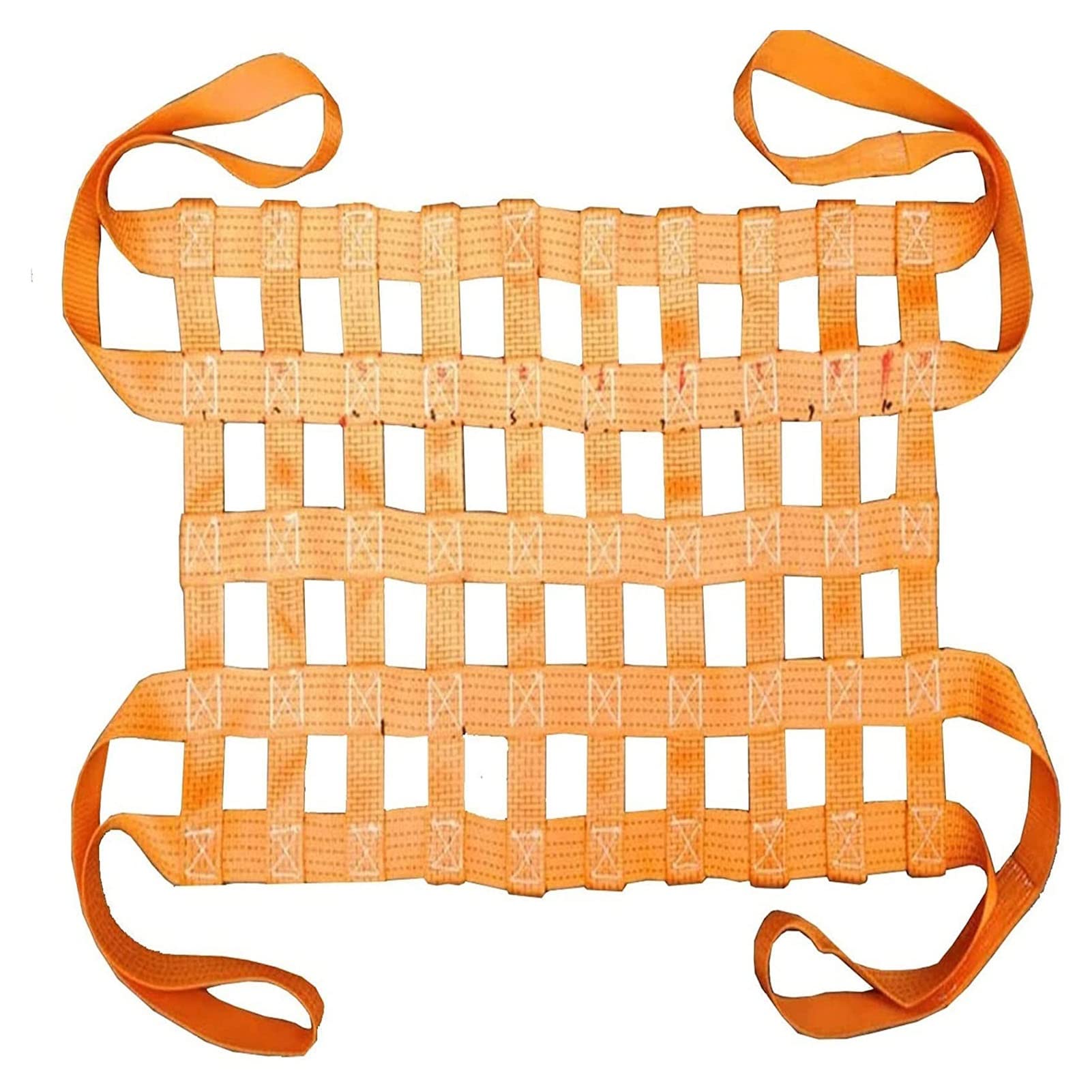 Fracht Heben Netze, Paletten-Frachtnetz, Frachtnetz, flaches Gurtbandnetz, reißfeste Frachthandhabungswerkzeuge, Tragfähigkeit 0,3–3,5 Tonnen(2 X 2M/Mesh 15cm/Load 2t) von BFVAKBKYT