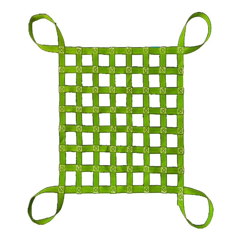 Fracht Heben Netze, Zurrnetz for Kisten und Paletten, Gurtbandnetz, Ladungssicherungsnetz, Starke Ladungsaufhängungs-Ladungshebetasche(1 X 1M/Mesh 10cm/Load 300KG) von BFVAKBKYT