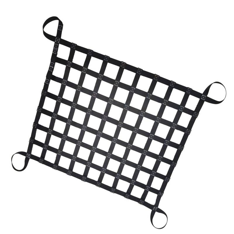 Fracht Heben Netze, Zurrnetz for Kisten und Paletten, Gurtbandnetz, Ladungssicherungsnetz, verstellbare Ladungsnetzgurte, stark belastbares Hebenetz(1.5 X 1.5M/Mesh 10cm/Load 2.5t) von BFVAKBKYT