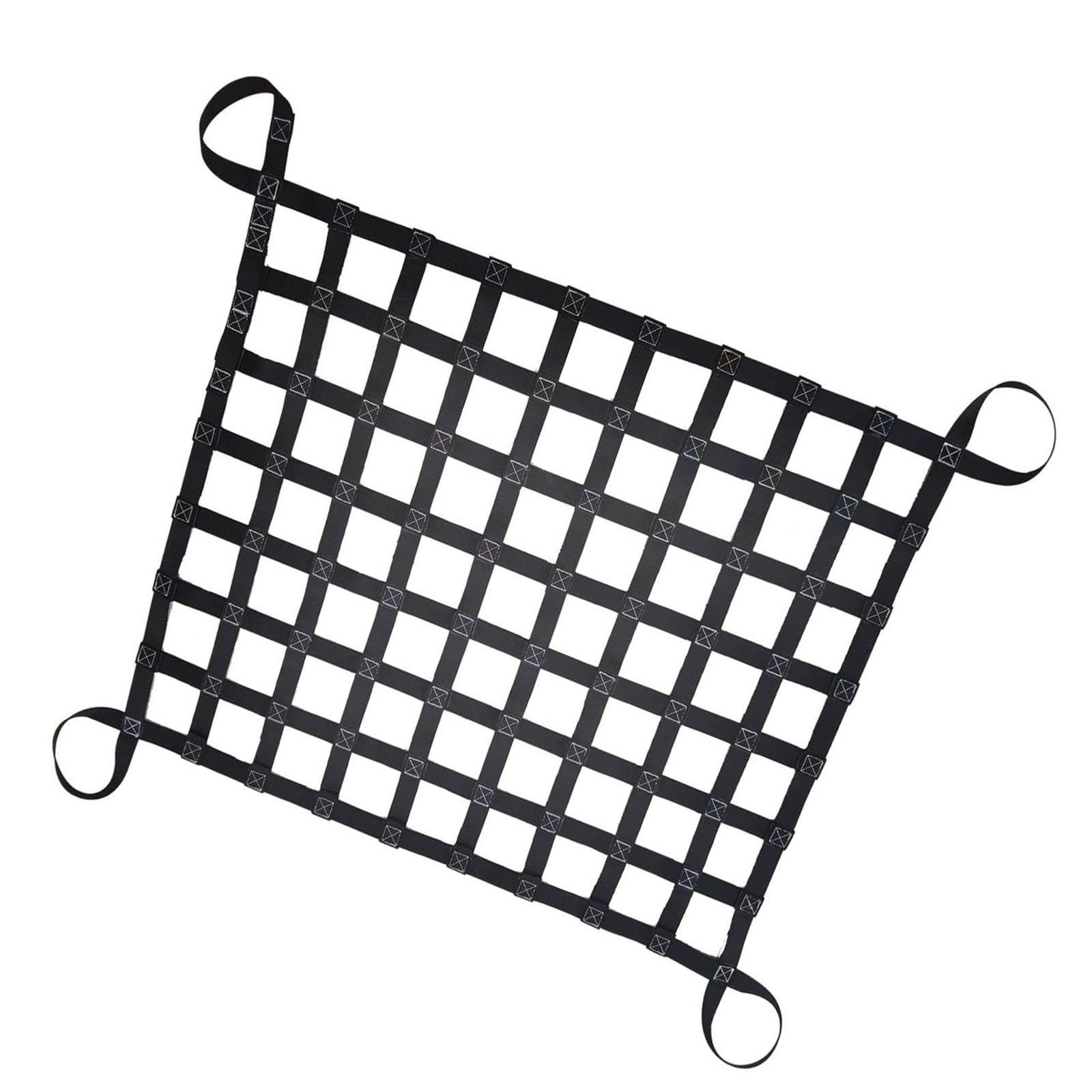 Fracht Heben Netze, Zurrnetz for Kisten und Paletten, Gurtbandnetz, Ladungssicherungsnetz, verstellbare Ladungsnetzgurte, stark belastbares Hebenetz(3 X 300CM/Mesh 15cm/Load 2t) von BFVAKBKYT