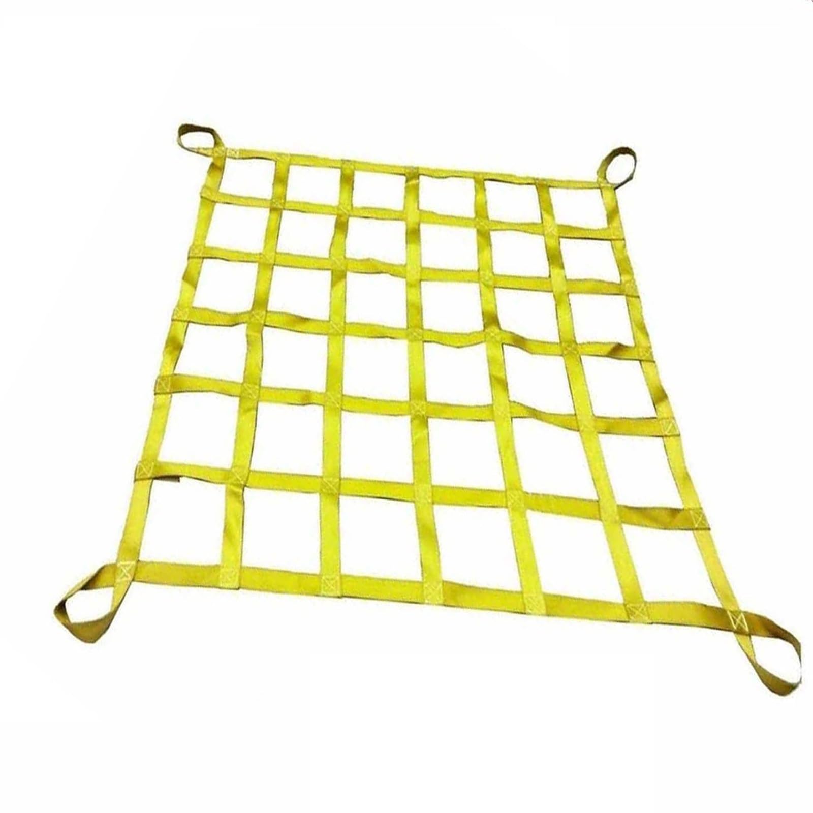 Fracht Heben Netze, Zurrnetz for Kisten und Paletten, verstellbare Ladungsnetzgurte, stark belastbares Hebenetz(1 X 1M/Mesh 10cm/Load 2t) von BFVAKBKYT