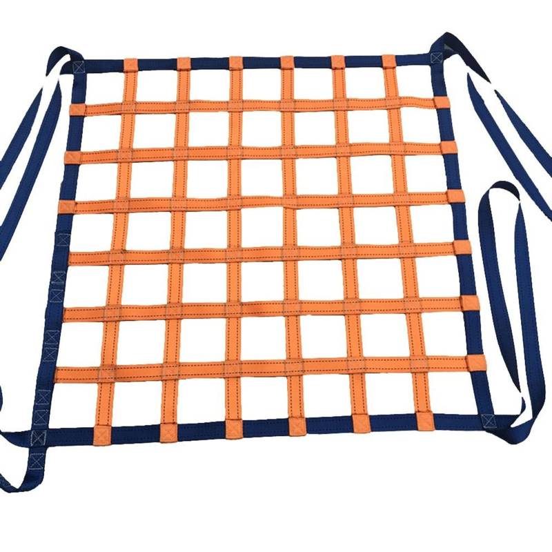 Fracht Heben Netze, Zurrnetz for Kisten und Paletten – flaches Hebenetz aus Polyester, Traglast 0,3–3,5 Tonnen(1 X 1M/Mesh 10cm/Load 200KG) von BFVAKBKYT