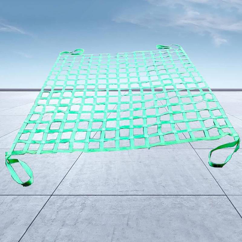 Fracht Heben Netze, Zurrnetz for Kisten und Paletten – flaches Hebenetz aus Polyester, Traglast 0,3–3,5 Tonnen(1.5 X 1.5M/Mesh 10cm/Load 500kg) von BFVAKBKYT