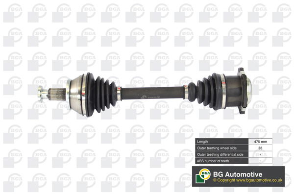 Antriebswelle Vorderachse links BGA DS9628L von BGA