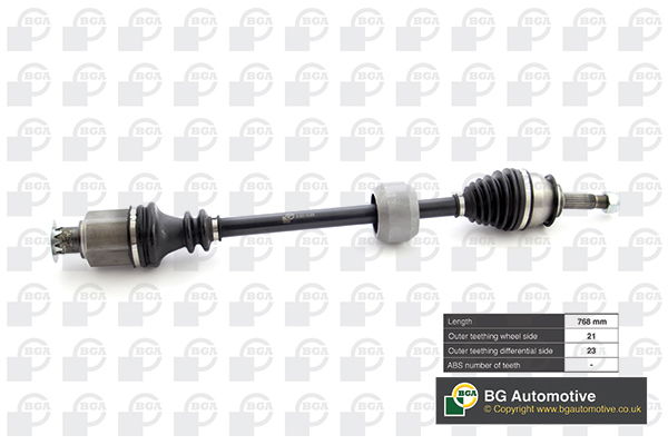 Antriebswelle Vorderachse rechts BGA DS1500R von BGA