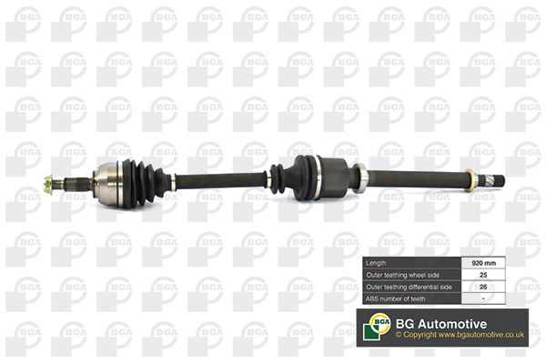 Antriebswelle Vorderachse rechts BGA DS7349R von BGA