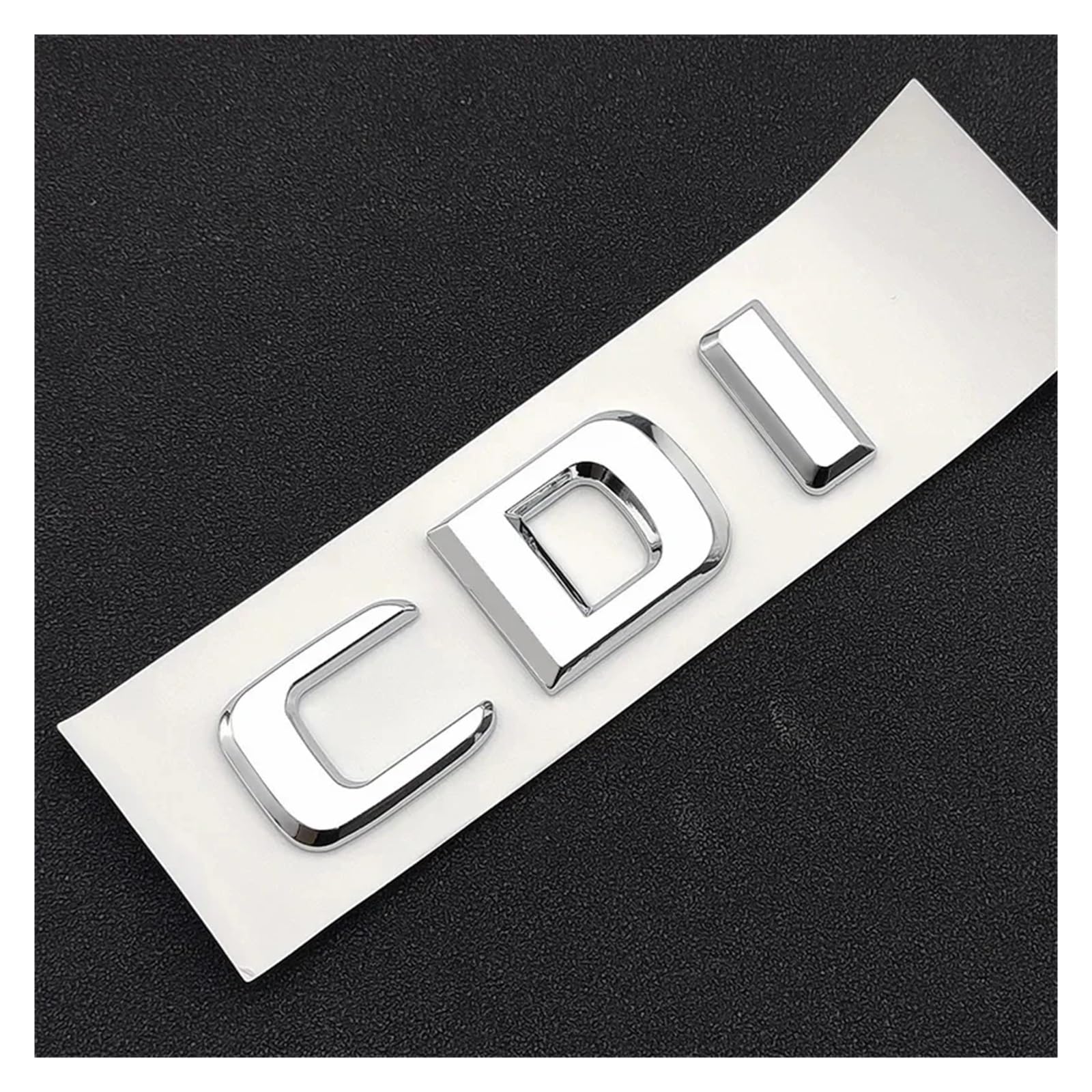 BGAGNVNLPT 3D ABS Chrome Car Rear Trunk Letters Badge Sticker for E270 W211 W212 E270 CDI Emblem Logo Auto Accessories Abzeichen Logo Abziehbild(CDI) von BGAGNVNLPT