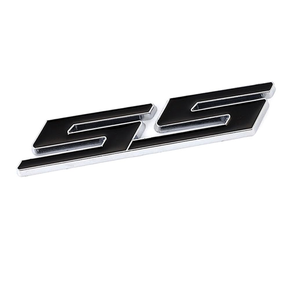 BGAGNVNLPT Autoaufkleber for die Motorhaube, Kühlergrill, Emblem, Kühlergrill, Abzeichen for Chevrolet SS Sport Cruze Camaro Captiva Aveo Lacetti, Aufkleber for den hinteren Kofferraum Abzeichen Logo von BGAGNVNLPT