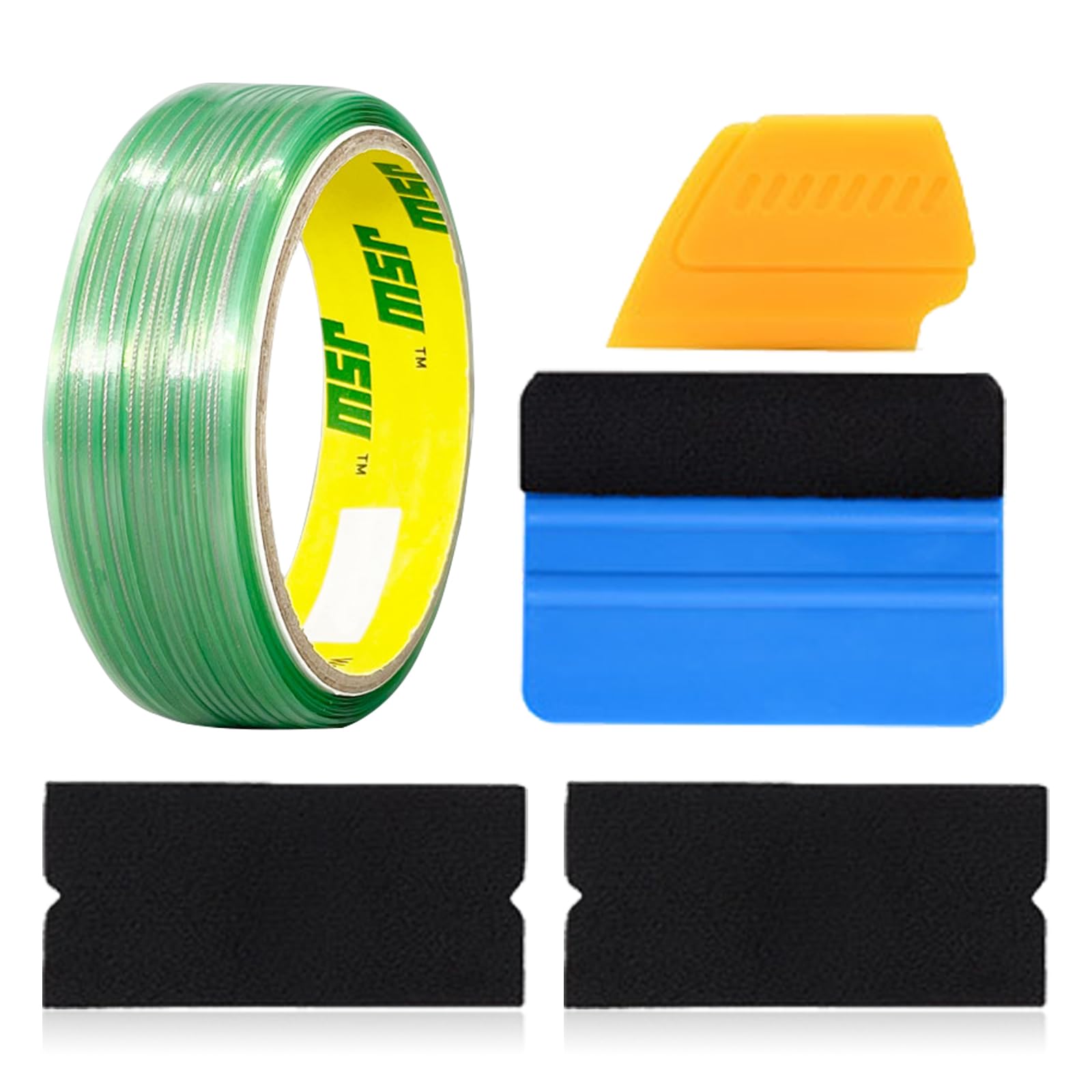 Autoaufkleber Vinyl Film Schneiden Knifeless Tape,10M Messerloses Klebeband Set,Sichere Finish Line Messerloses Klebeband für Auto Vinyl Film Schneiden Sicherheit Messerlos Schneiden,Schneiden Linien von BGCCWJ