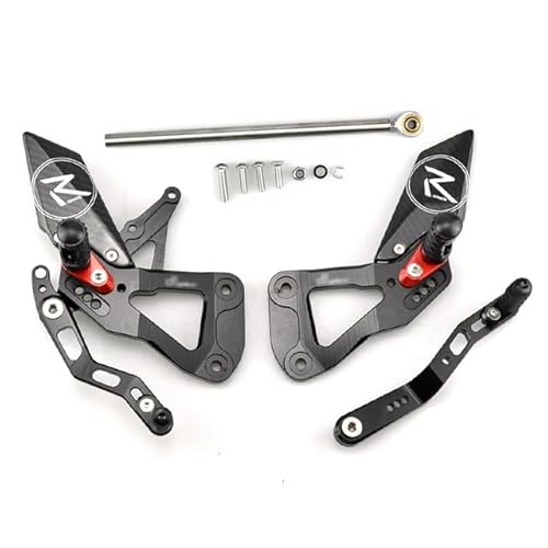 Fußrasten Vorne Pedale Hinten Sets Erhöhen Pedal Einstellbare Fußrastenanlage Fußrasten Schalthebel Bremse Für SU&ZUKI GSX-R1000 17-21 GSXR GSX-R 1000 von BGDCVS