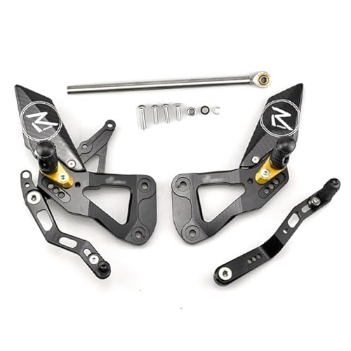 Fußrasten Vorne Pedale Hinten Sets Erhöhen Pedal Einstellbare Fußrastenanlage Fußrasten Schalthebel Bremse Für SU&ZUKI GSX-R1000 17-21 GSXR GSX-R 1000 von BGDCVS