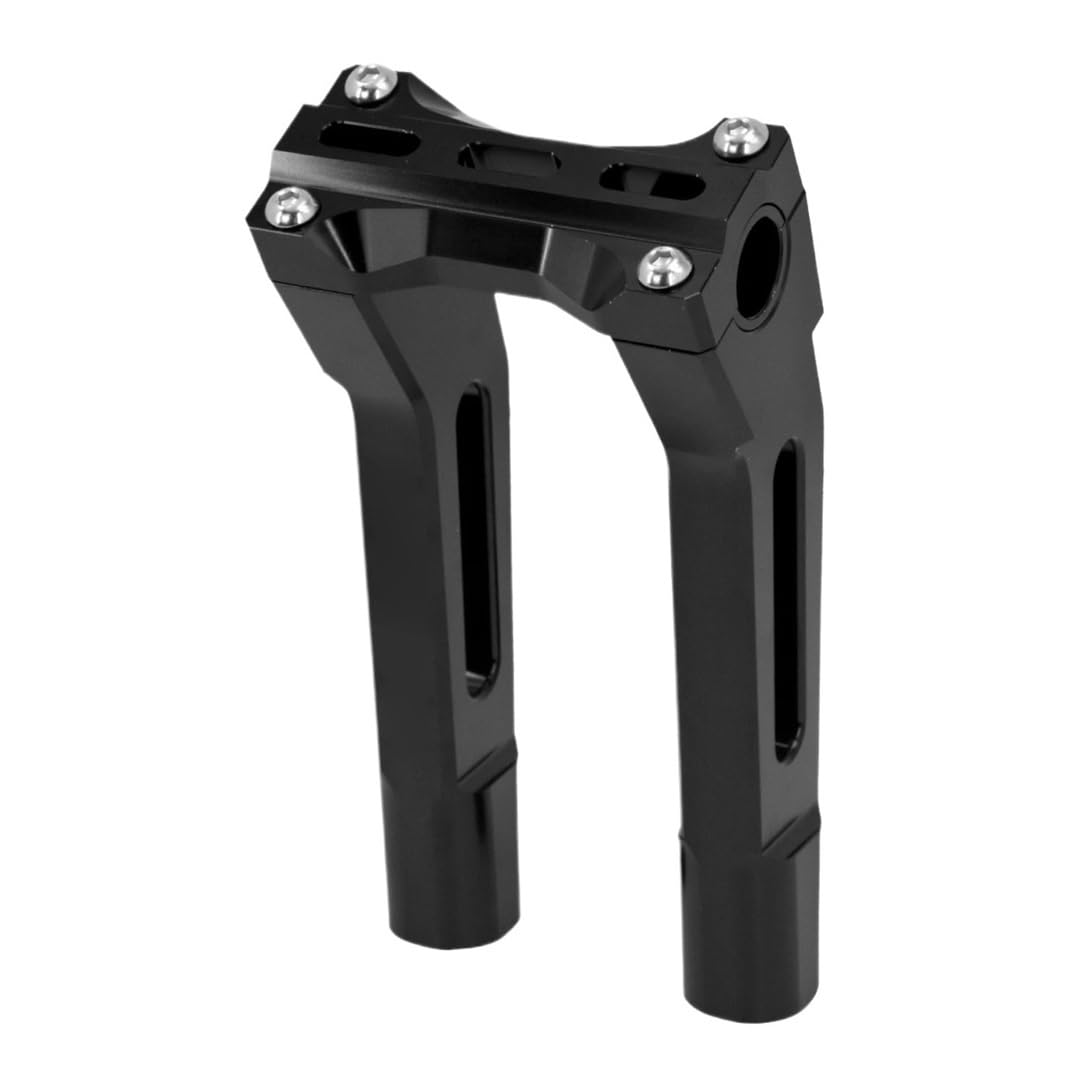 Lenker Riser Klemme Motorrad 10'' Lenker Riser Clamp Für Touring Sportster XL XR Dyna Softail Electra Glide Fatboy FXDB von BGDCVS