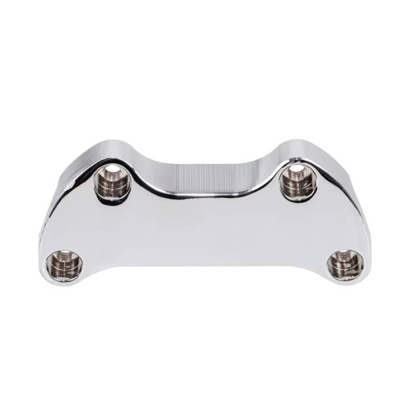 Lenker Riser Klemme Motorrad Chrom 1" Lenker Riser Clamp Passend für Dyna Street Bob FXDB Night Train FXSTB Wide Glide FXWG von BGDCVS