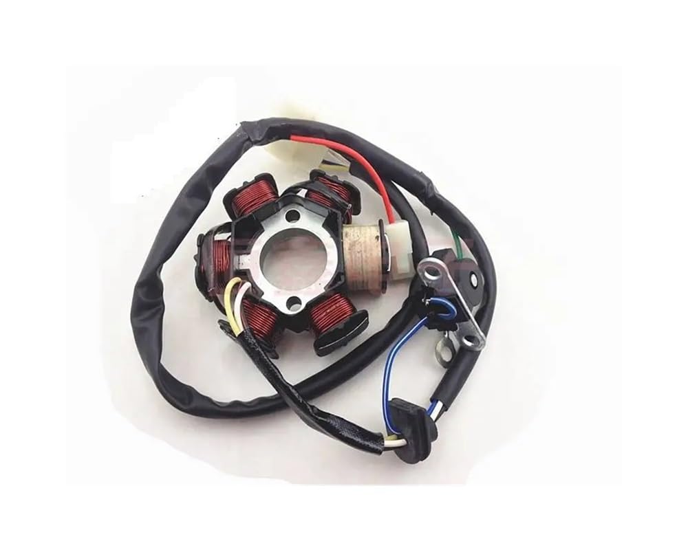 Magneto Statorspule 50cc 6/8 Spule Stator DC Magneto Lichtmaschine Stator Für QJ Keeway Roller Für ZX50 18 28 ATV Motorrad Teil von BGDCVS