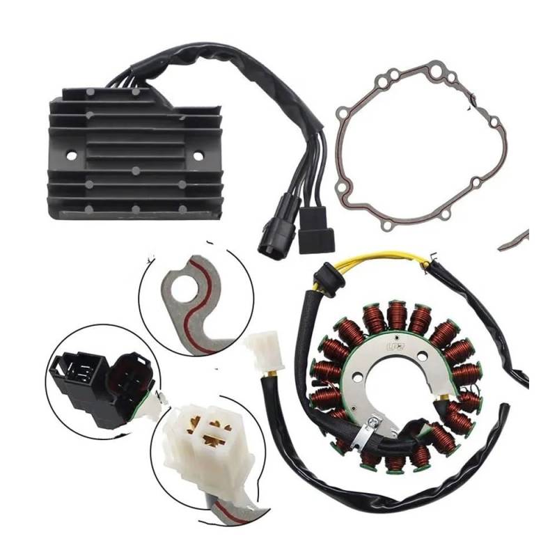 Magneto Statorspule Motorrad Spannungsreglergleichrichter + Generator Stator Spule + Dichtung Für SU&ZUKI GSXR600 GSXR750 GSXR 750 31401-01H10 31401-01H11 von BGDCVS