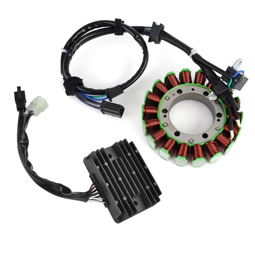 Magneto Statorspule Motorrad Stator Spule + Regler Gleichrichter für SU&ZUKI DL1000 Für V-Strom DL 1000 V Strom 2002-2012 2011 2010 2009 2008 2007 2006 von BGDCVS