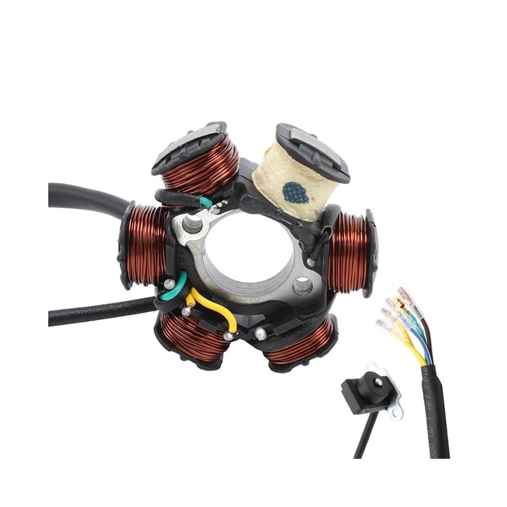 Magneto Statorspule Motorrad Stator Spulen Für ZS1P62YML-2 2V ZS190 Zo&ngshen 190cc 2v Motor Mit Elektrische Starter Elektrische Starten Pit Dirt Bike von BGDCVS