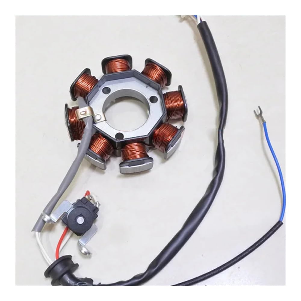 Magneto Statorspule Motorrad YBR125 Innenrotor-Kit Zündstator Magnetspule Für Yam&aha 125cc YBR 125 Im DC-Modell 8-polig von BGDCVS