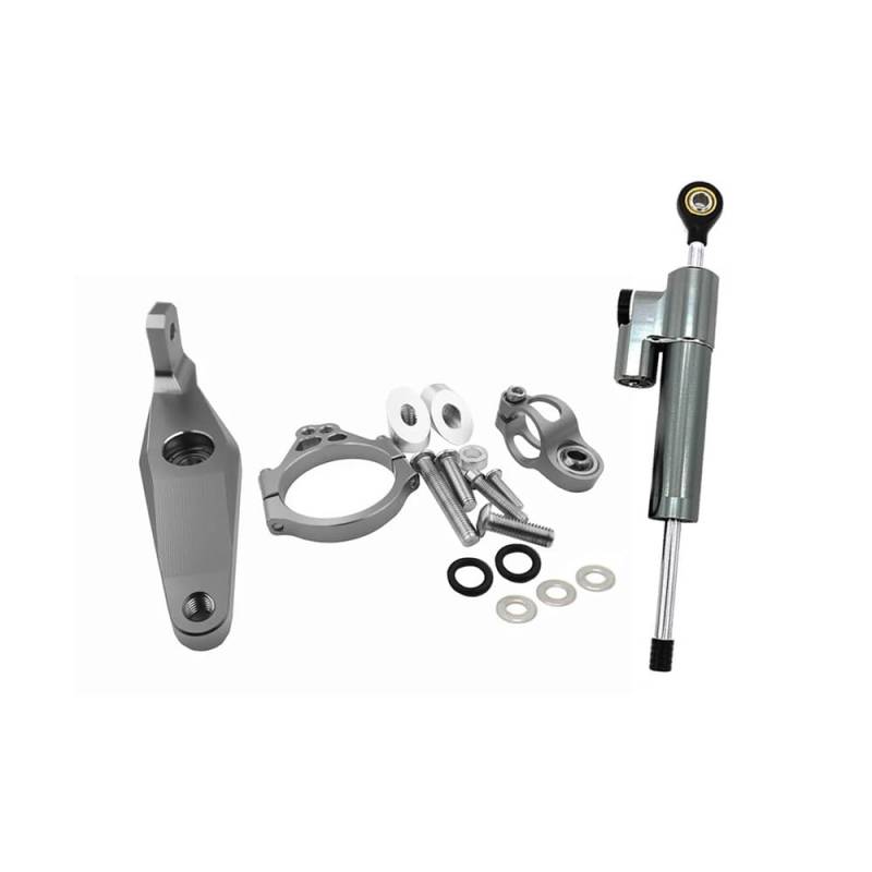 Motorrad Arbeitsleuchten Halterung FÜR MT-09 MT 09 Mt09 2021 2022 Einstellbare Motorräder Lenkung Stabilisieren Dämpfer Halterung Montage Kit von BGDCVS