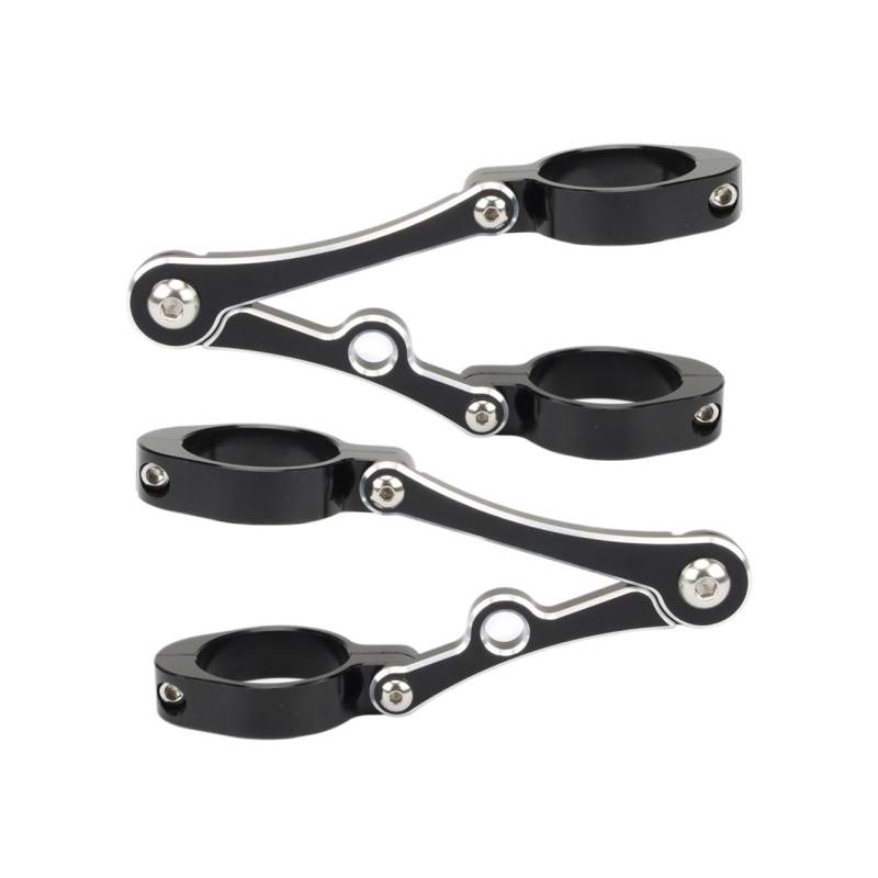 Motorrad Arbeitsleuchten Halterung Für 33mm-54mm Scheinwerfer Halterung Clamp Gabel Rohr Licht Halter Für Bobber Für Caferacer Universal Motorrad Zubehör von BGDCVS