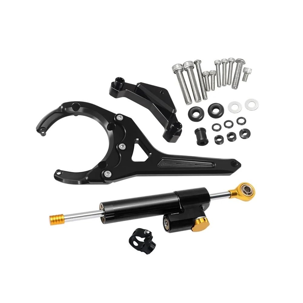 Motorrad Arbeitsleuchten Halterung Lenkungsdämpfer-Stabilisator-Halterungs-Montagesatz-Zubehör Für GSXS GSX-S 1000/F GSXS1000 GSX-S1000F 2016-2021 2022 2023 von BGDCVS