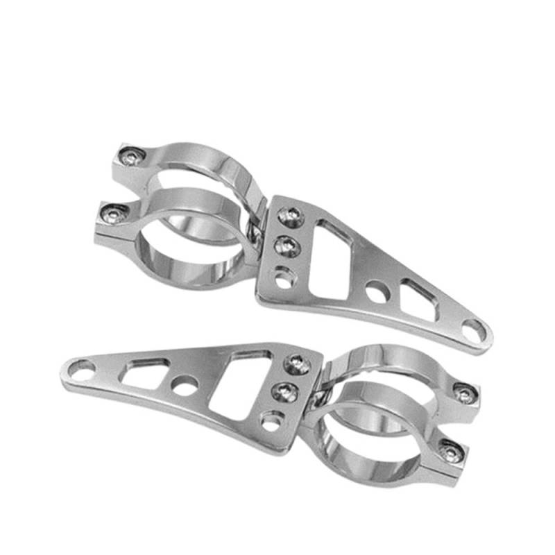 Motorrad Arbeitsleuchten Halterung Universal Motorrad Scheinwerfer Halterung Gabel Ohr Chopper Scheinwerfer Halter Clamp 39-41mm Für Für Bobber Für Racer von BGDCVS