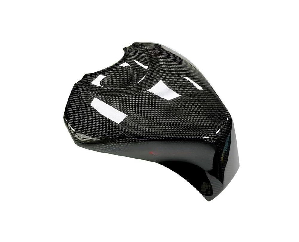 Motorrad Rücksitzverkleidung Motorrad Carbon Fiber Hinten Tank Kraftstoff Gas Panel Angehoben Erhöhte Schutz Verkleidung Schutz Für Ka&wasaki Für NI&nja 400 2018-2024 von BGDCVS