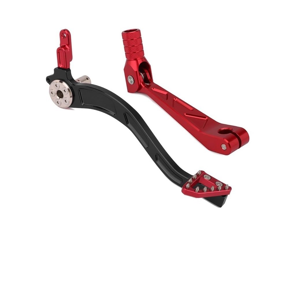 Motorrad Schalthebel aus Motorrad CNC Foldbale Schalthebel Shifter Pedal Bremspedal Für CRF450R CRF250R CRF 450R 250R 250 450 R 230F 250RX von BGDCVS