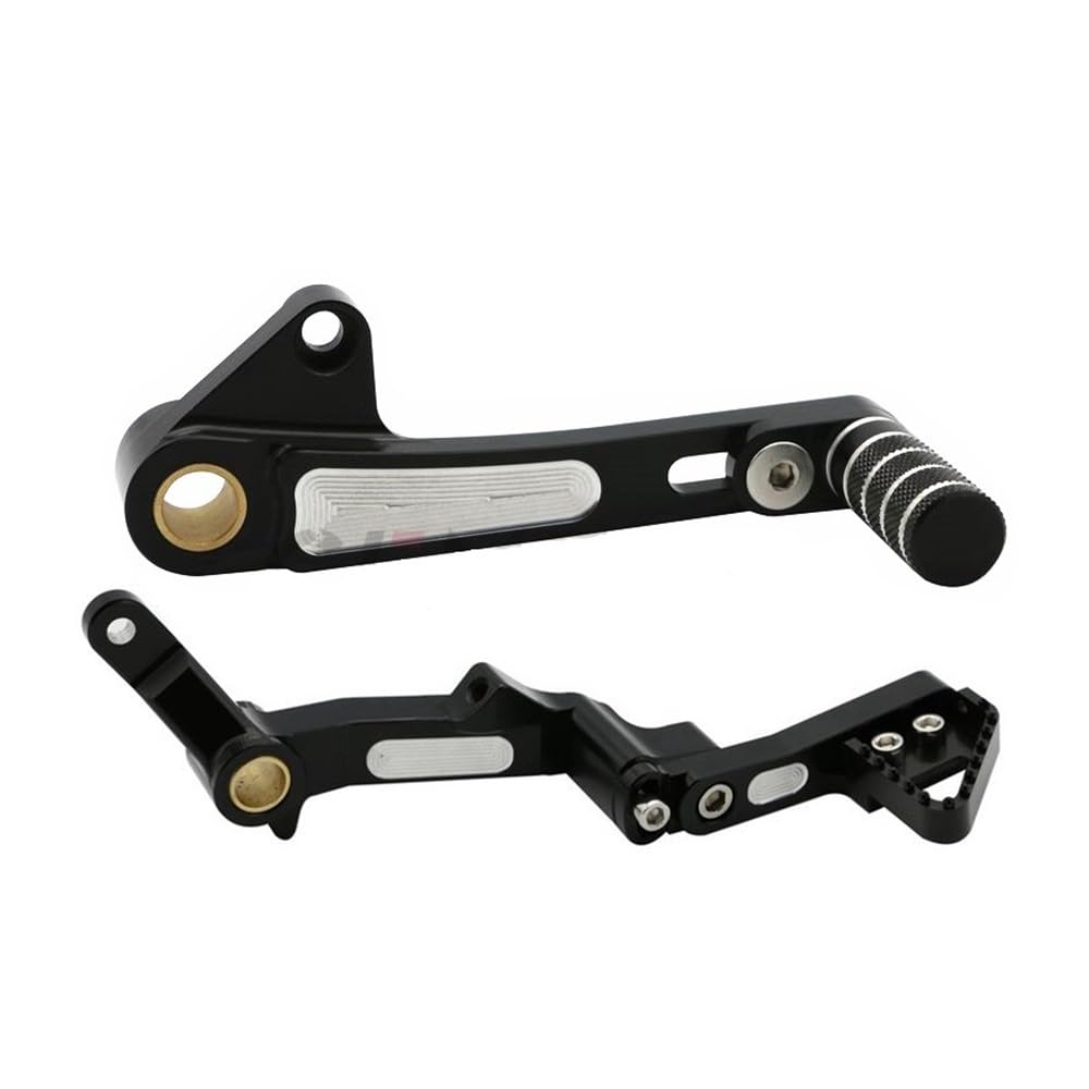 Motorrad Schalthebel aus Motorrad CNC Schalthebel Schalthebel Hinterer Fußbremshebel Pedal Bremshebel Für Du&Cati Für DIAVEL 1200 2011-2018 von BGDCVS