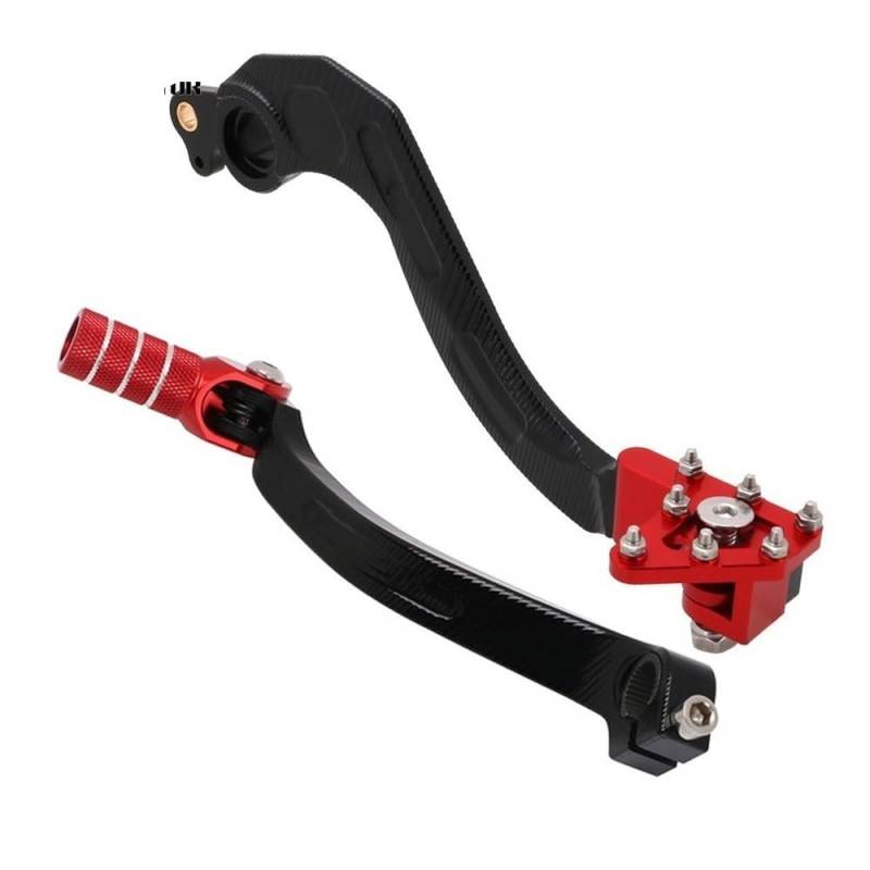 Motorrad Schalthebel aus Motorrad CNC Schalthebel Shifter Pedal Bremspedal Für CRF 250R 250X 250RX 450R 450X 450RX 450L CRF250R CRF450R von BGDCVS