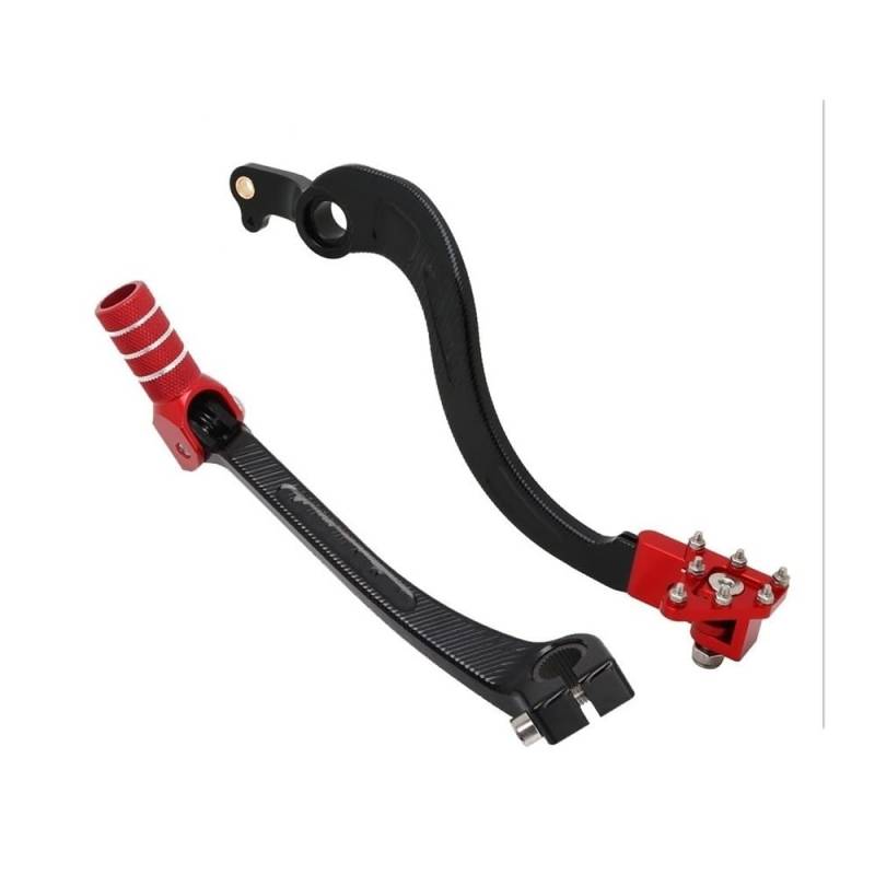 Motorrad Schalthebel aus Motorrad CNC Shifter Shift Pedal Hinten Fuß Bremspedal Hebel Für CRF250R CRF450R CRF450RX CRF250RX CRF 250 450 R RX von BGDCVS