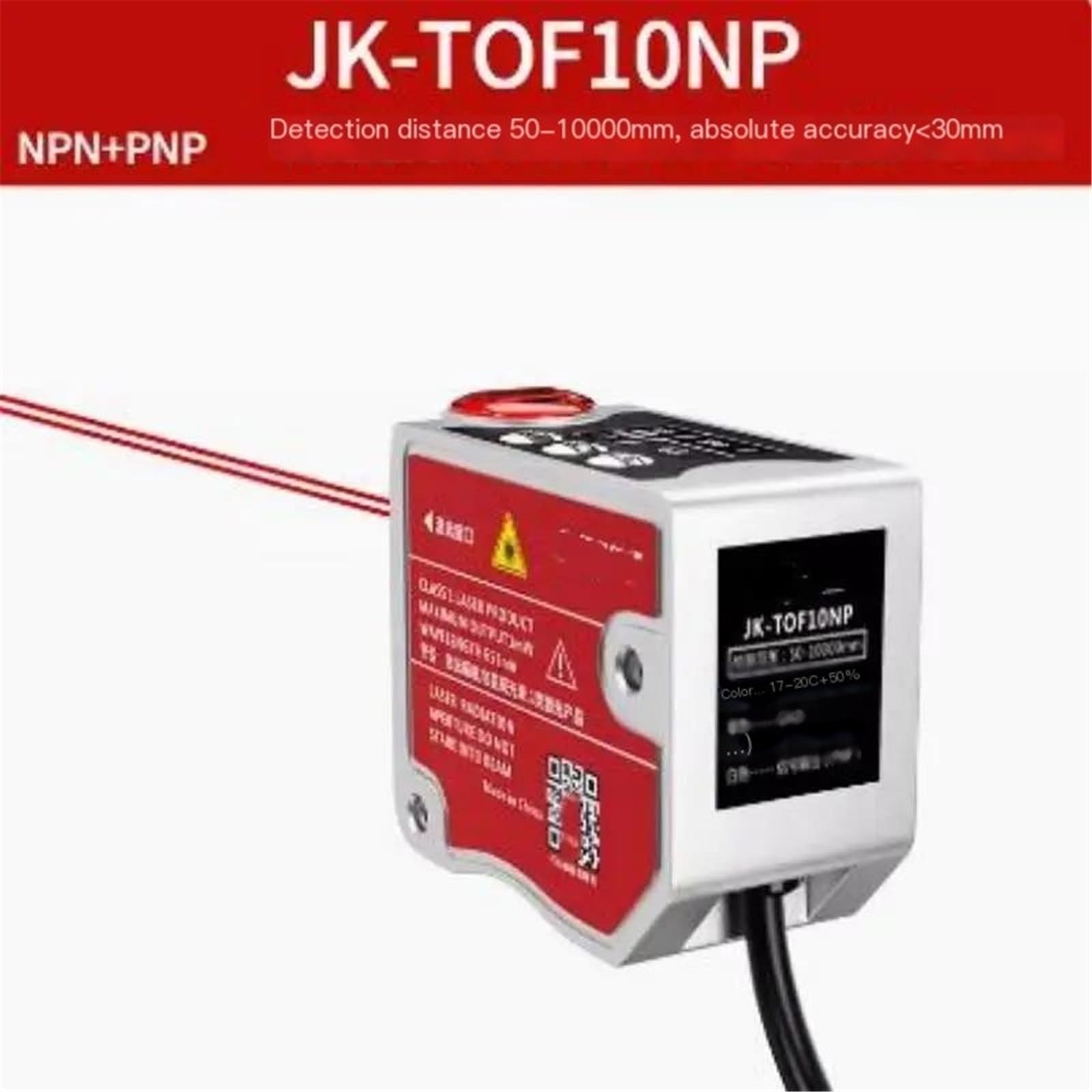 1pc JK-TOF10NP NPN PNP Long Short Distance Ranging Sensor 0-10m Optischer Schalter Analoge RS-485 Kommunikation(JK-TOF10TX RS485) von BGFIVKAD