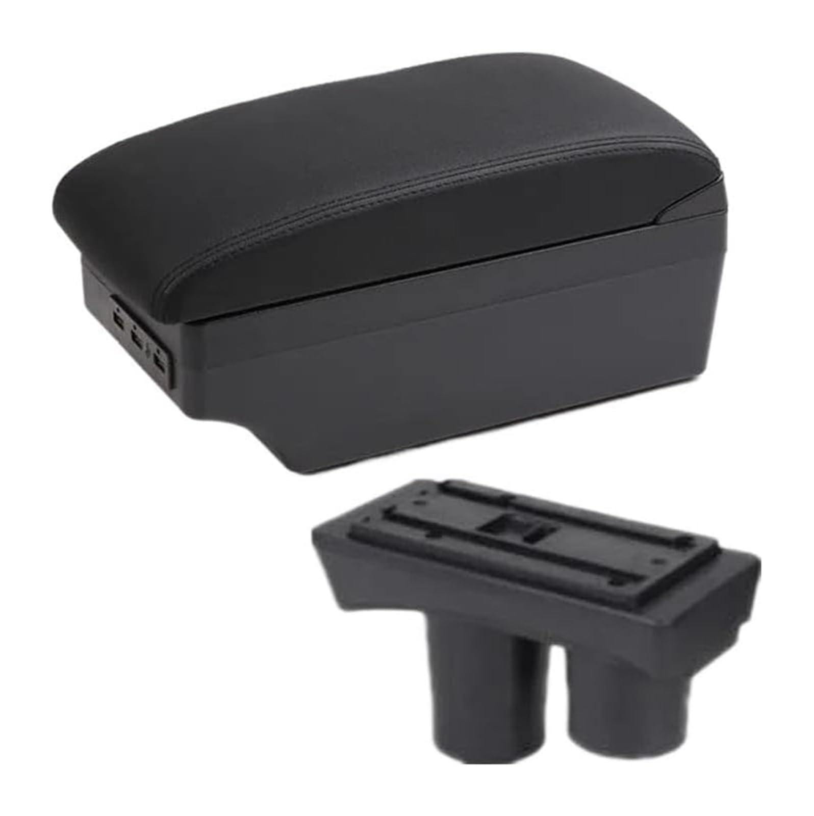 Auto Armlehnenbox Für C2 C3 Center Console Storage Box Auto Armlehne Box Zentrum Lagerung Box Retrofit USB Lade Innen(C2 Black Line 7usb) von BGHGCVAOK