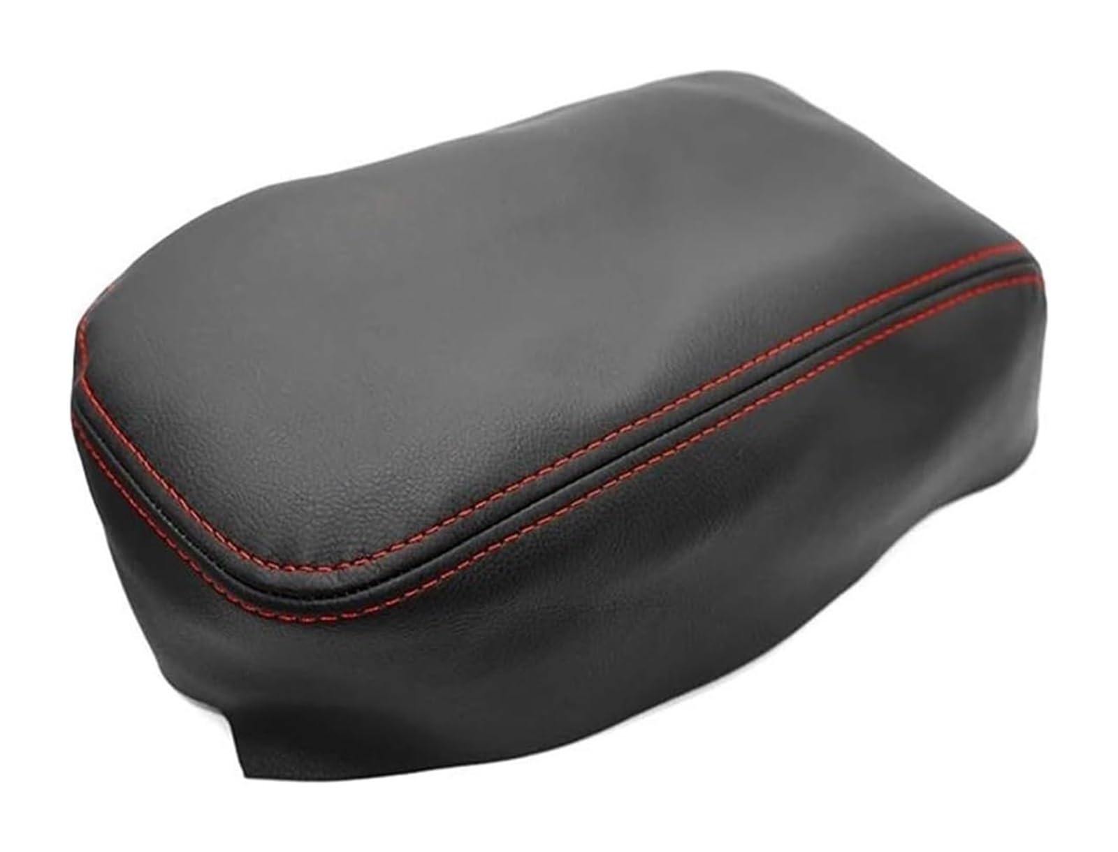 Auto Armlehnenbox Für Chrysler 2010-2014 Interior Center Console Deckel Armlehne Box Leder Abdeckung Aufkleber Trim Armlehne Aufbewahrungsbox(Black-red Line) von BGHGCVAOK