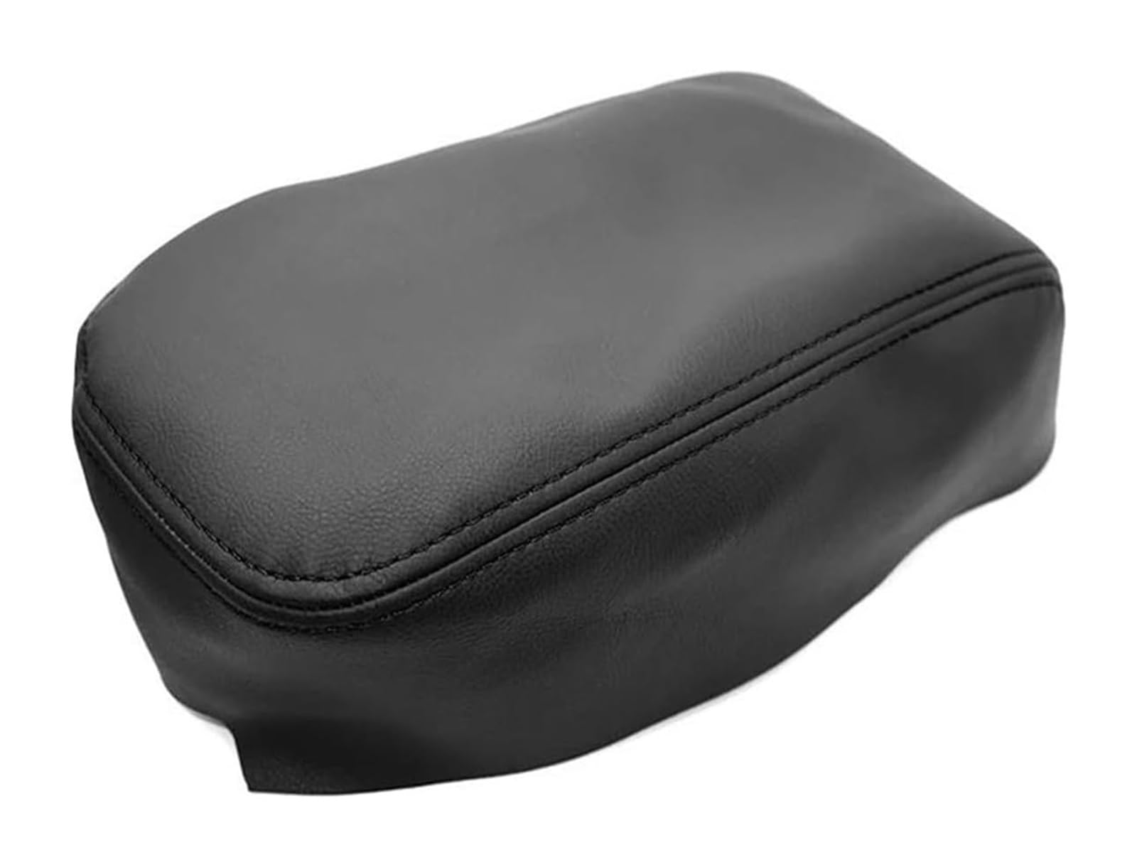 Auto Armlehnenbox Für Chrysler 2010-2014 Interior Center Console Deckel Armlehne Box Leder Abdeckung Aufkleber Trim Armlehne Aufbewahrungsbox(Schwarz) von BGHGCVAOK