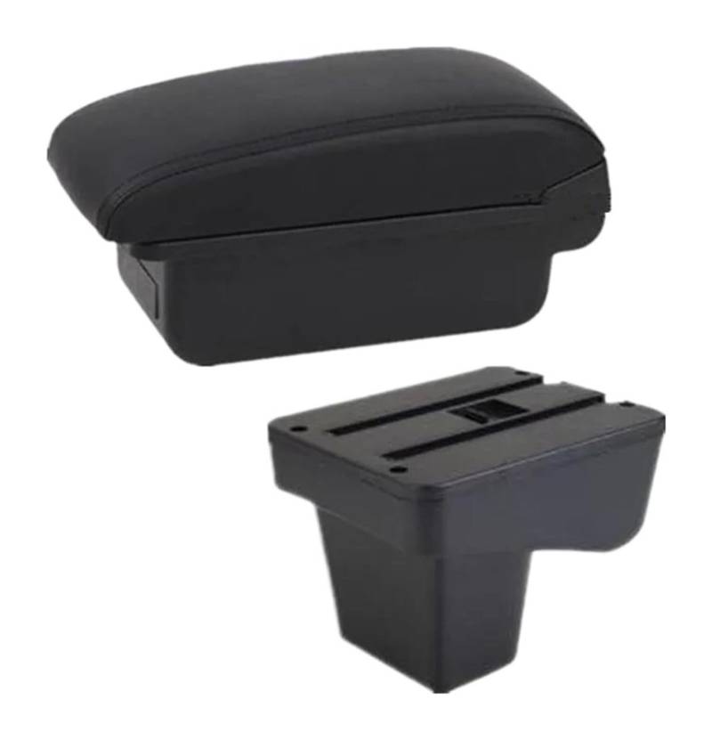 Auto Armlehnenbox Für Kia Für Stonic Auto Armlehne Box Zentrale Lagerung Box Nachrüstung Innenraum Mit USB Center Console Storage Box(A Black Line No Usb) von BGHGCVAOK