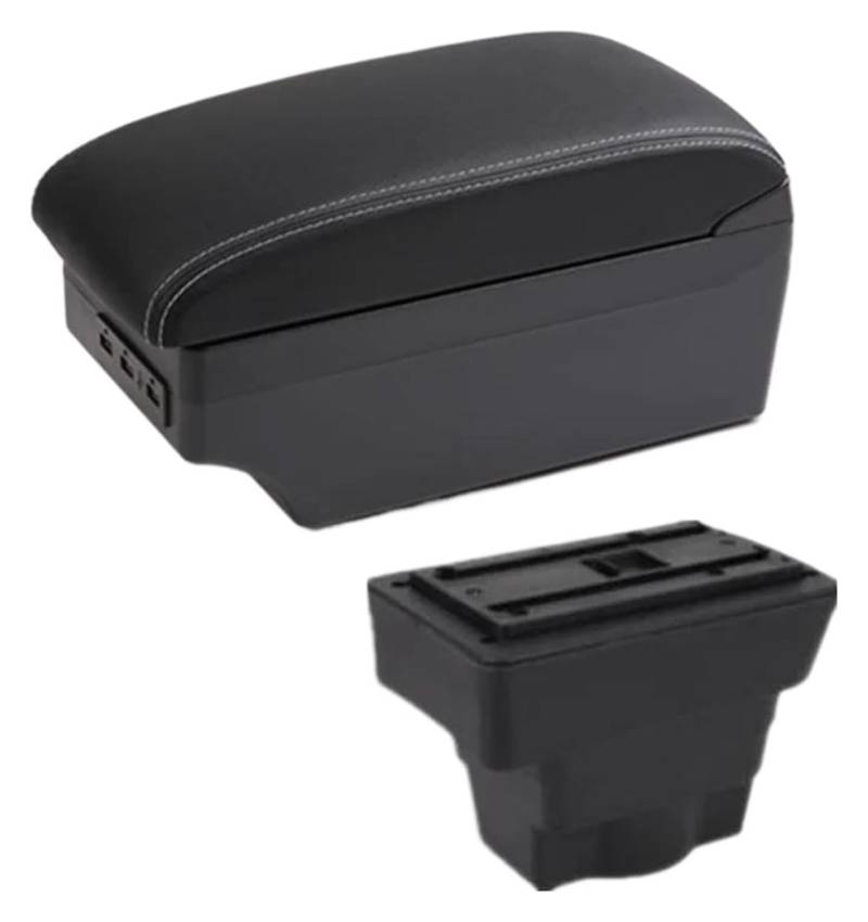 Auto Armlehnenbox Für O&pel Für Astra J Auto Armlehne Box Zentrale Lagerung Box Änderung Innen Details Center Console Storage Box(C3 White Line 7usb) von BGHGCVAOK