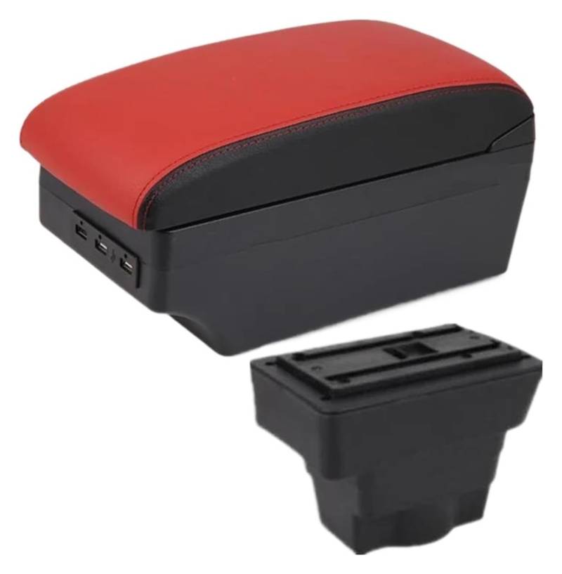 Auto Armlehnenbox Für O&pel Für Astra J Auto Armlehne Box Zentrale Lagerung Box Änderung Innen Details Center Console Storage Box(C5 Black Border 7usb) von BGHGCVAOK