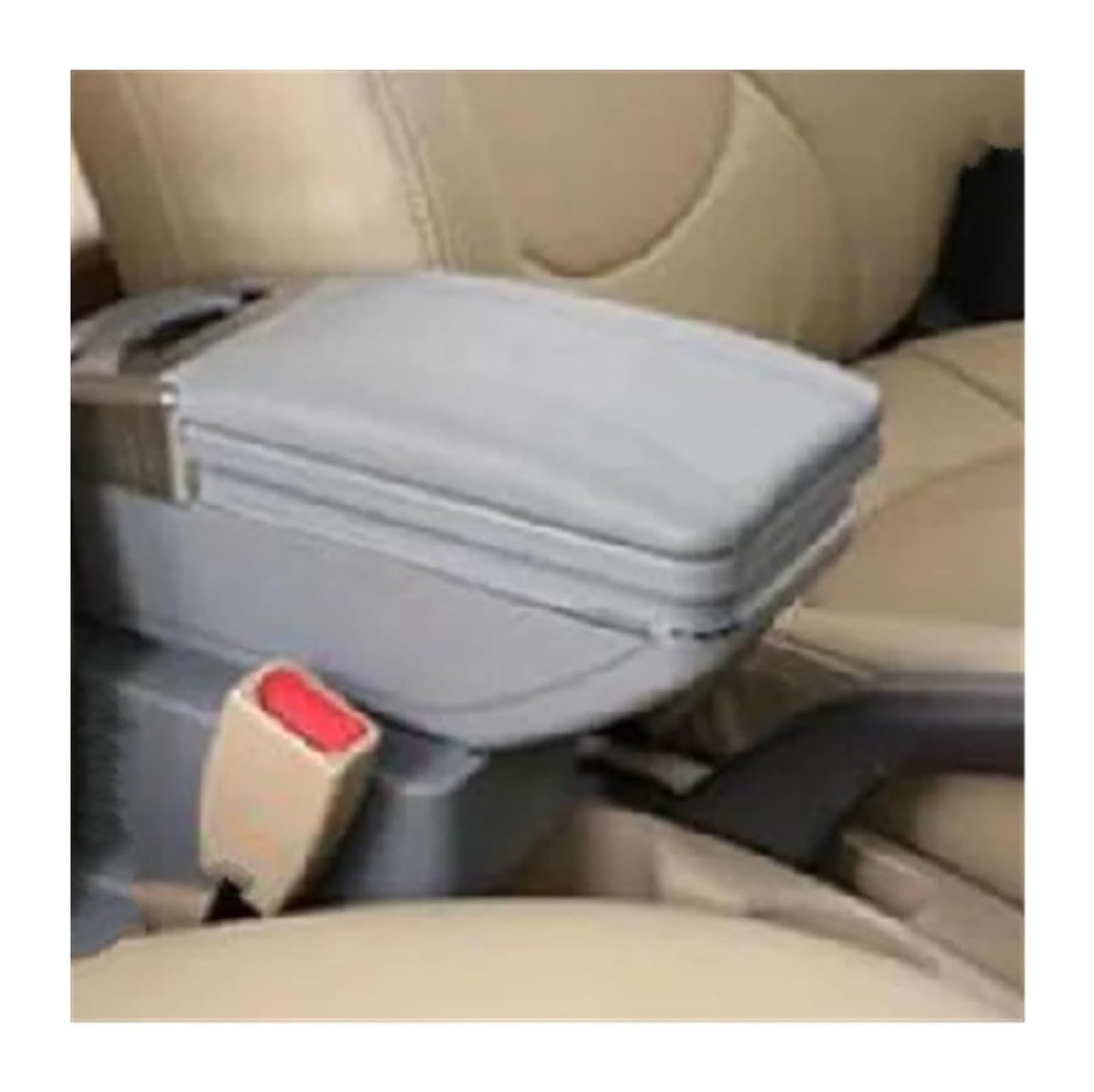 Auto Armlehnenbox Für O&pel Für Corsa F 2020 Center Console Storage Box Auto Armlehne Box Zentraler USB-Ladebecherhalter(A Gray No Usb) von BGHGCVAOK