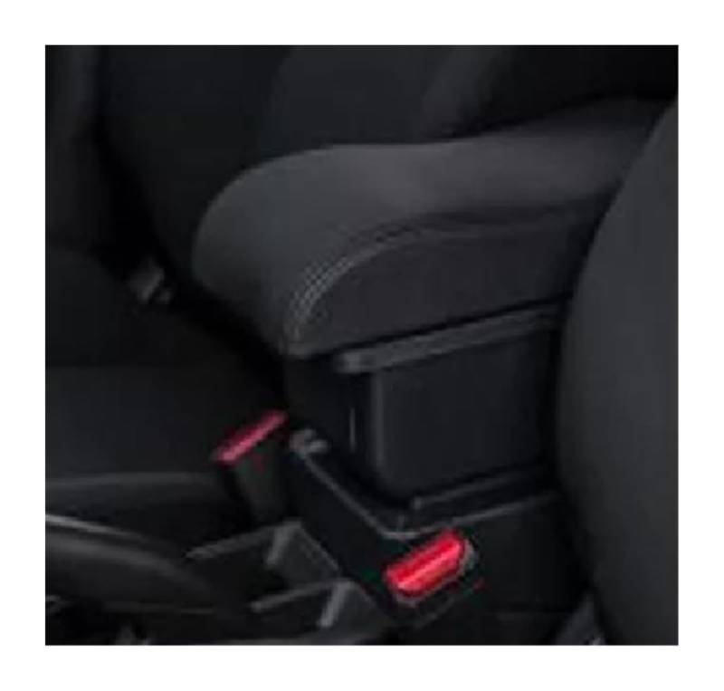 Auto Armlehnenbox Für T&oyota Für Yaris Für Cross 2020-2022 Auto Armlehne Lagerung Box Innen Teile Retrofit Center Console Storage Box(C,Black line) von BGHGCVAOK