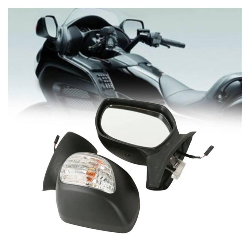 Motorrad spiegel Für Gold Wing 1800 Für GL1800 Für F6B 2013 2014 2015 2016 2017 Motorrad Spiegel W/Blinker von BGHGCVAOK