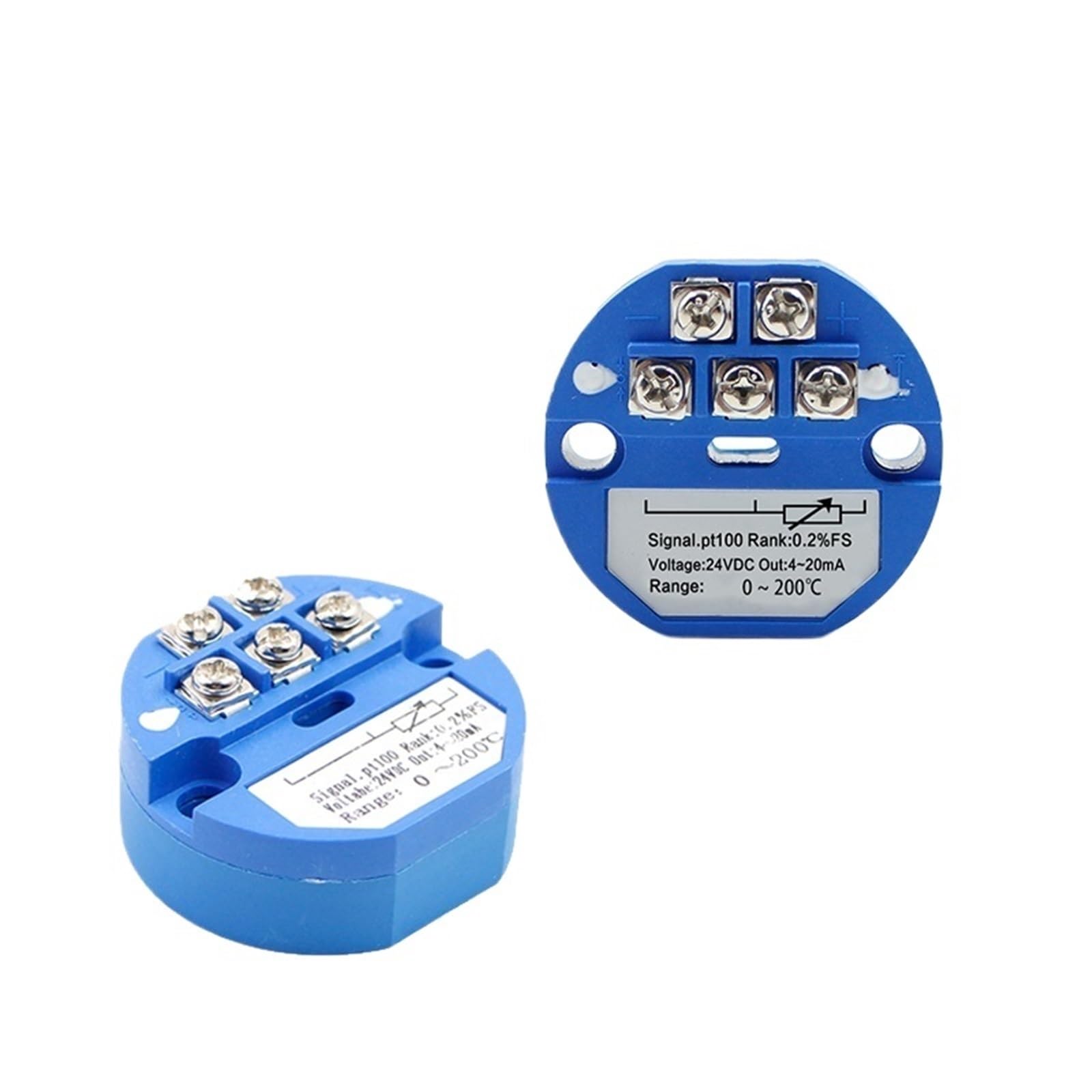 BGMCSFerG PT100 Typ Kopfmontierter Temperatursender, 4–20 mA, 0–200, Thermowiderstandskonverter, RTD-Eingang, 4–20 mA Ausgang von BGMCSFerG