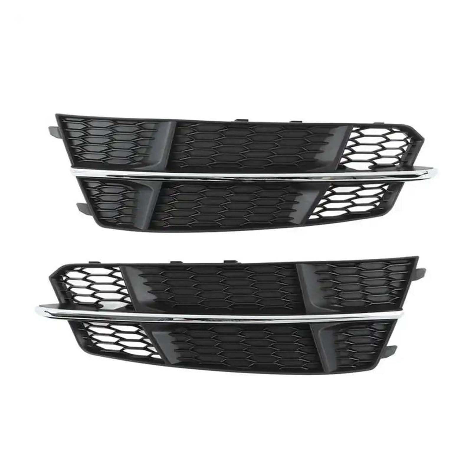 Kühlergrill für die vordere Stoßstange For A6 C7 2014 2015 2016 2017 2018 Pair Front Bumper Fog Light Grille Cover 4G0807681AN von BGRVCKS