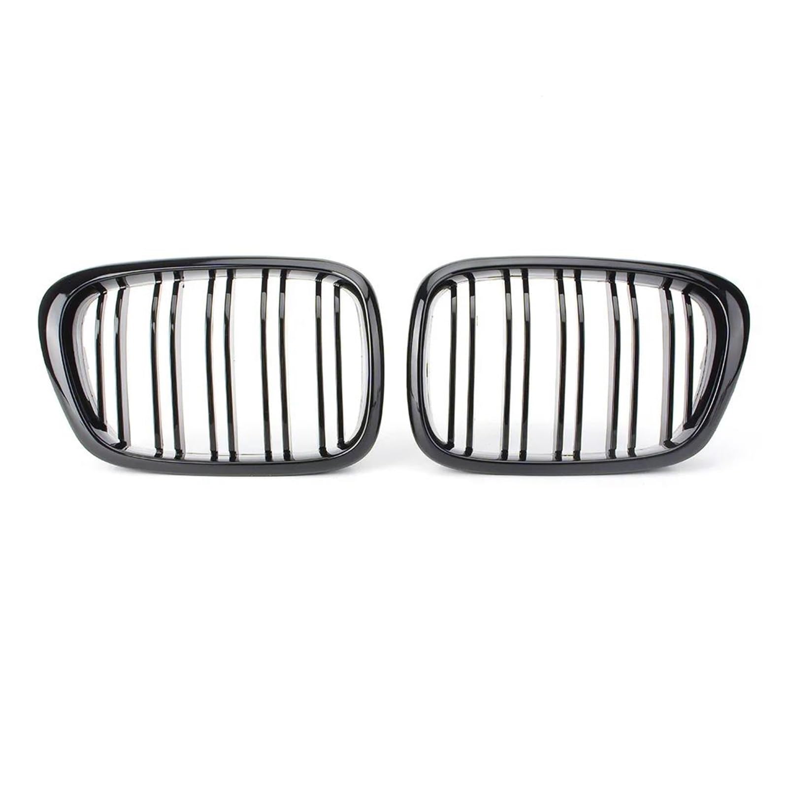 Kühlergrill für die vordere Stoßstange Für B&MW 5er E39 1995 1996 1997 1998 1999 200 2001 2002 2003 2004 Auto-Frontgrill Doppelliniengrill 1 Paar Schwarz Glänzend von BGRVCKS