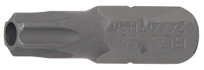 Bgs Bit - Außensechskant 1/4 - T-Profil (für Torx) mit Bohrung T30 [Hersteller-Nr. 2444] von BGS